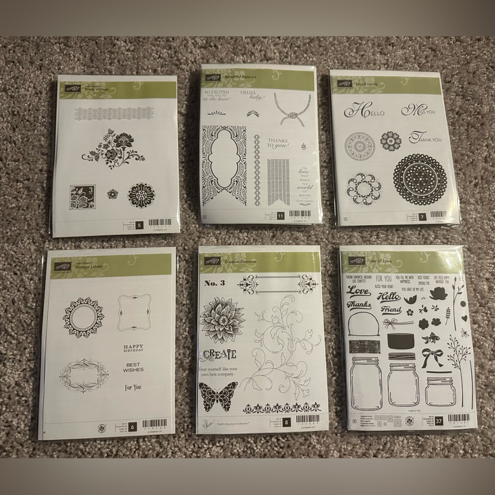 Stampin’ Up Bundle set of Stamps